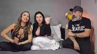 Curvy Latina MILF Takes Anal While Husband Watches Cuckold Session