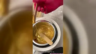 Blonde Teen Waxes Pussy Then Strokes Cock