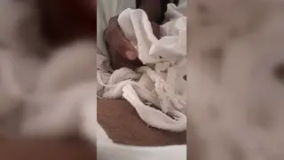 Curvy Indian Teen Gives Footjob in Stockings