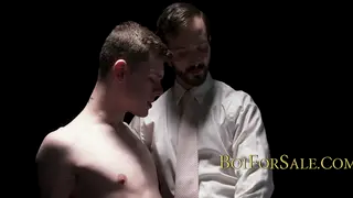 Slim Twink Takes Bareback Lesson From Dominant Teacher
