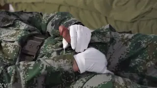 Asian Soldier Jerked Off in Uniform