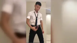 Handsome Guy Gives a Sloppy Blowjob