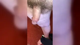 Amateur Guy Shows Off Precum Drip in Quick Solo Clip