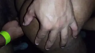 Three Brazilian Men Fuck Bareback Doggystyle in Darkness