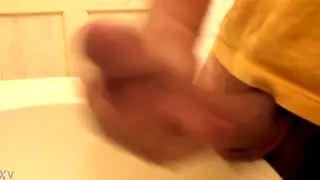 Latino Hunk Finishes Hard on His Muscular Chest