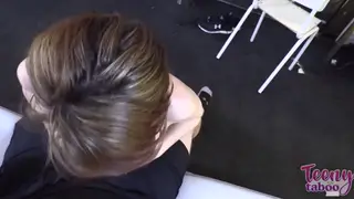Stepdad Takes Busty Woman Hard in Bedroom
