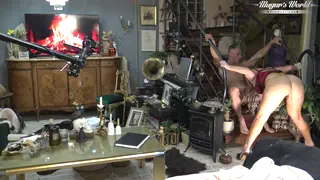 Busty Mature MILF Dominates Client with Deepthroat and Facial