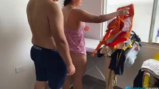 Curvy Wife Cheats With Her Boss on a Hotel Desk