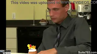Tattooed Stud Sucks and Gets Pounded in Hotel Room