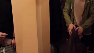 Busty European Wife Takes Delivery Man With Husband Nearby