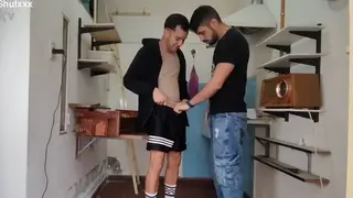 Latino Daddy Delivers Interracial Bareback Blowjob to Uncut BBC