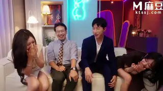 Asian Couples Swap Partners In Wild Foursome
