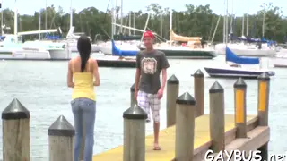 Muscular Stud Delivers Blowjob Before Facial Finish