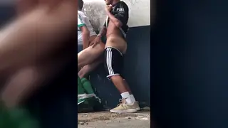 Foot-Focused Lovers Fuck After the Match