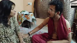 Indian MILF Gives Deep Blowjob Before Missionary Ride