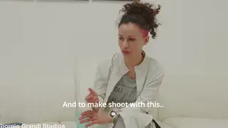 Busty Brunette Auditions for Lesbian Casting in First-Time Interview