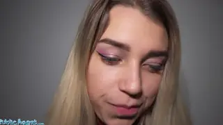 Petite Amateur Takes Deepthroat and Doggystyle POV Outdoors