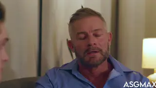 Silver Daddy and Jock Flip-Fuck Bareback in Romantic Session