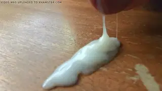 Solo Guy Strokes Until He Paints the Surface