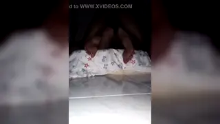 Mature Man Strokes Slowly in Dim Home Studio