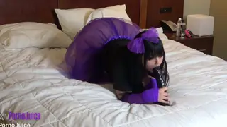 Teen Tackles a Vintage BBC with Toys in Interracial Tease