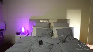 Blonde Beauty Fingers Her Wet Pussy in Bed
