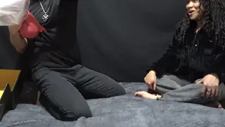 Latina Stepsister Unboxes a Succubus Doll Together