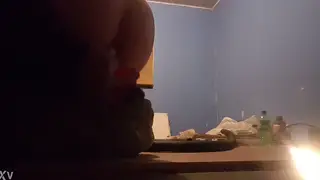 Solo Guy Rides a Dildo Then Fucks Himself Doggystyle to Climax