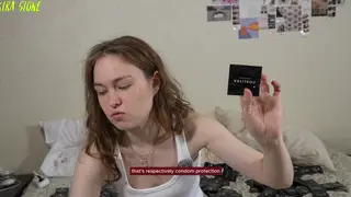 Teen Demonstrates Condom Skills in Solo POV
