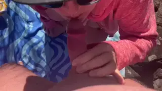 Amateur Couple Fucks on Nude Beach at Sunset