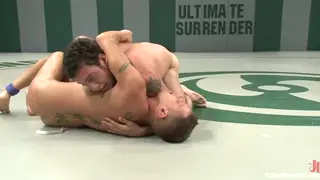 Latino Hunk Submits to Bondage and Uncut Blowjob in Gym