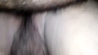 Hairy Amateur Flaunts Natural Bush in Close-Up