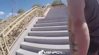 Coach Gets a Blowjob in the Car After a Workout