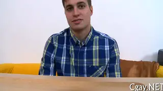 Dark-Skinned Man Receives Oral and Wears the Finish