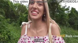 Petite Euro Teen Sucks Stranger Under a Bridge for Cash
