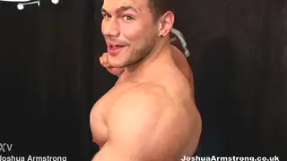 Muscular Handyman Strokes His Oiled Cock on Cam