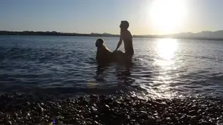 Blonde Tourist Fucks Outdoors Three Times in One Day