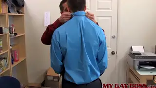 Coworkers Share Anal Pleasure at the Office Desk