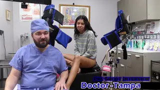 Petite Brunette Examined by Doctor in POV Medical Roleplay
