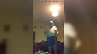 Mature Bear Performs Slow Striptease Then Pleasures Himself