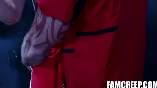 Stepson Trainee Takes Doggystyle from Behind