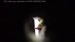 Guy Reveals His Cock Outdoors for Mutual Handjob