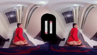 Busty Brunette Cosplayer Rides POV Cock in Deepthroat Fantasy
