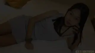 Petite Teen Takes Creampie in Shower and Bedroom POV