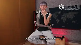 Asian Twink Endures Bondage Casting and Prostate Release