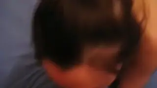 Brunette Sucks Cock on Webcam Until He Cums