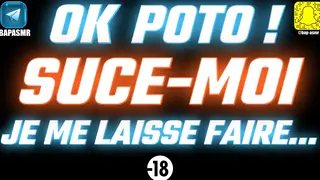 Muscular Hunk Gets Sucked in European Club Orgy