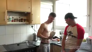 Slim Twinks Engage in Bareback Group Session