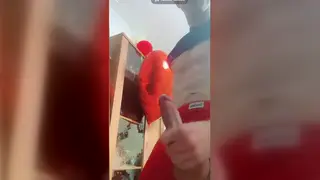 Muscular Student Strokes His Big Cock at a Desk