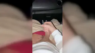 Latino Student Swallows Cum Before Cumming in Car